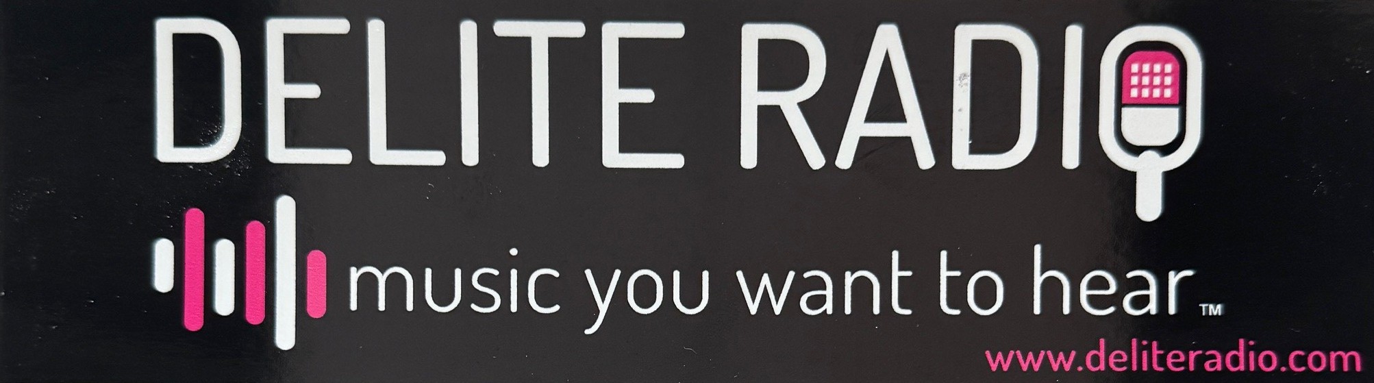  Delite Radio Car Stickers Size - 210 x 60mm